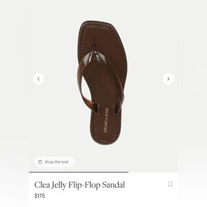 Veronica beard Clea jelly sandal in brown